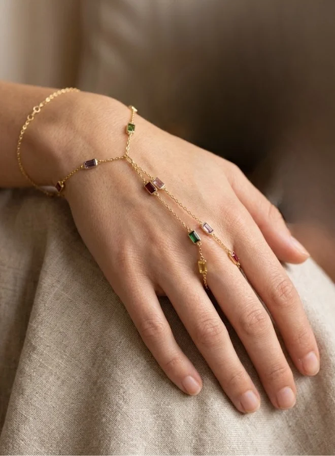 Mamba Art  Multi Color Hand Chain for Women | Best Price UAE