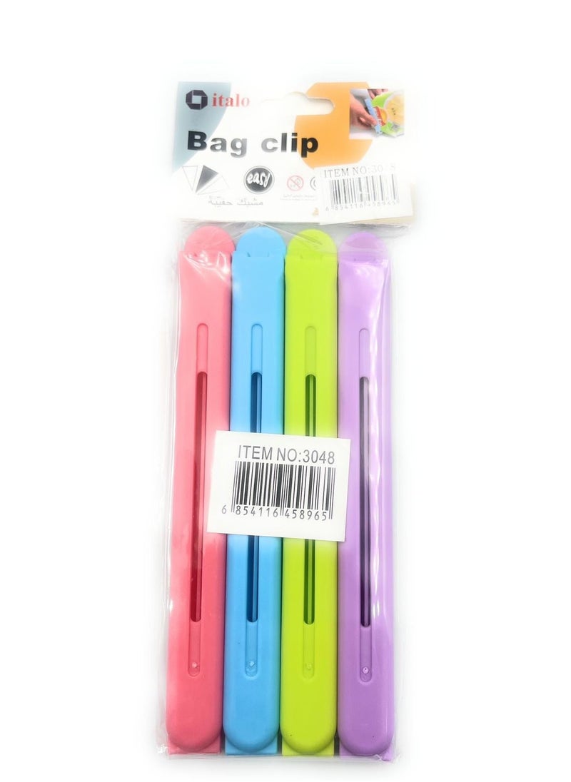 ITALO - Multicolor 4-Piece Food Sealing Bag Clip Set - Image 1