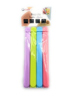 Multicolor 4-Piece Food Sealing Bag Clip Set