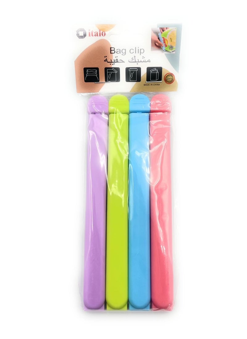 ITALO - Multicolor 4-Piece Food Sealing Bag Clip Set - Image 1