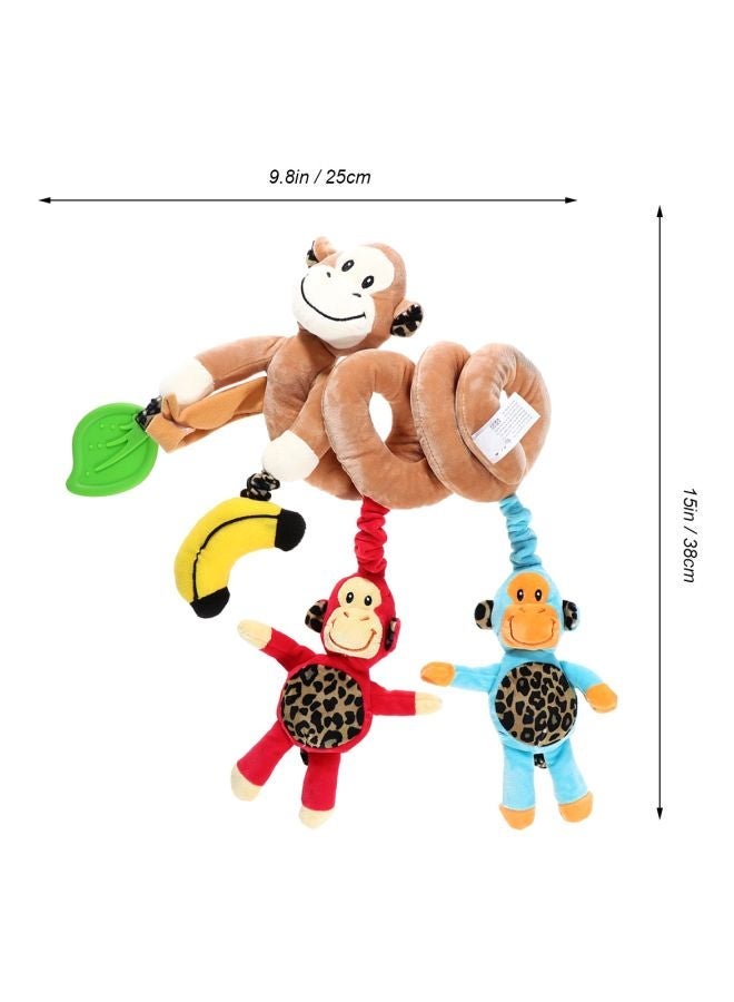NIBEMINENT Monkey Baby Activity Spiral Bed And Stroller Toy 20x10x20cm - Image 5