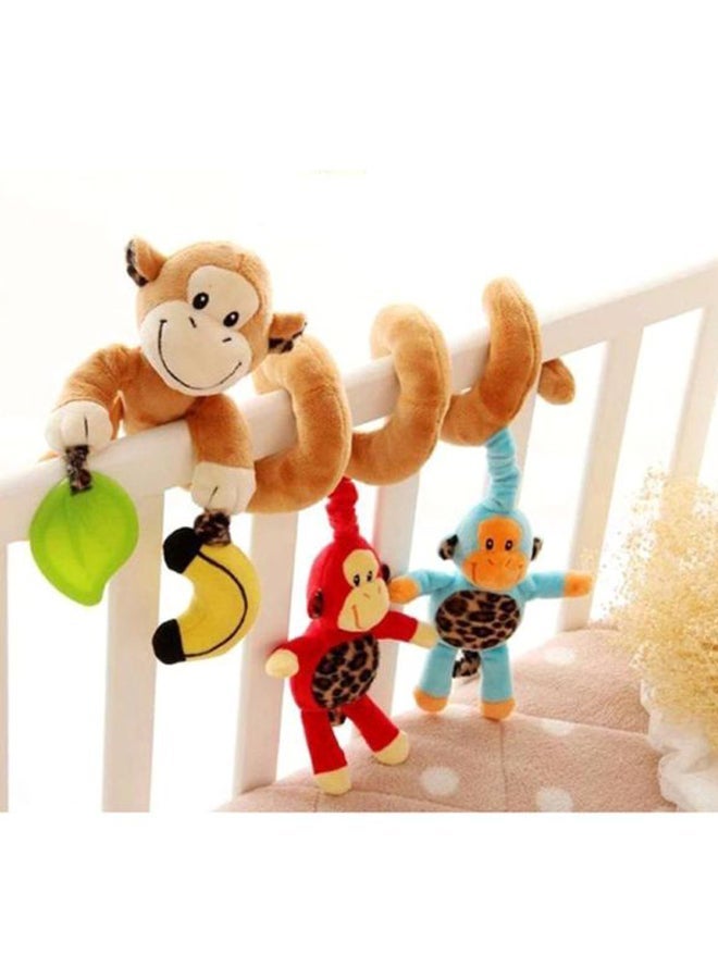NIBEMINENT Monkey Baby Activity Spiral Bed And Stroller Toy 20x10x20cm - Image 4