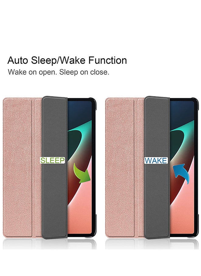 Generic - Protective Folio Cases for Xiaomi Mi Pad 5/5 Pro Tablet Rose Gold - Image 1
