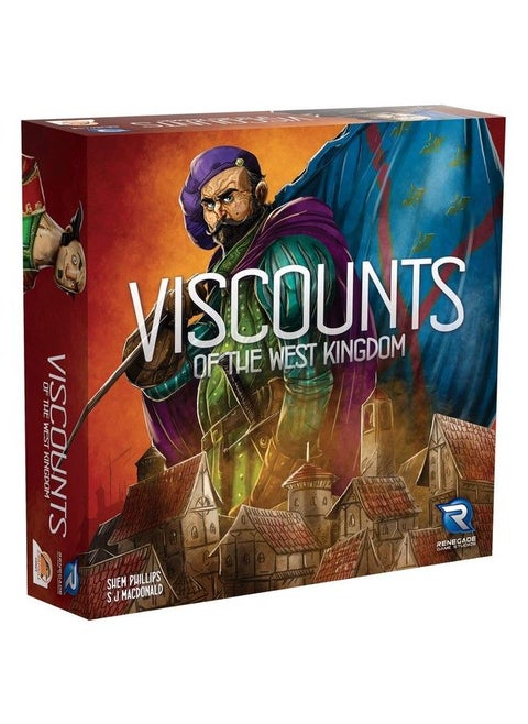 Viscounts Of The West Kingdom (Rgs2127) 1 4 Players Ages 12 And Up 60 90 Min Strategy Board Game Night For Teens Adults Be The Player With The Most Victory Points