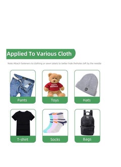 Terabyte Price Tag Attacher for Clothing, 2306 Pcs  with 5 Steel Needles and 1000 pcs 2 Black and White  - Image 5