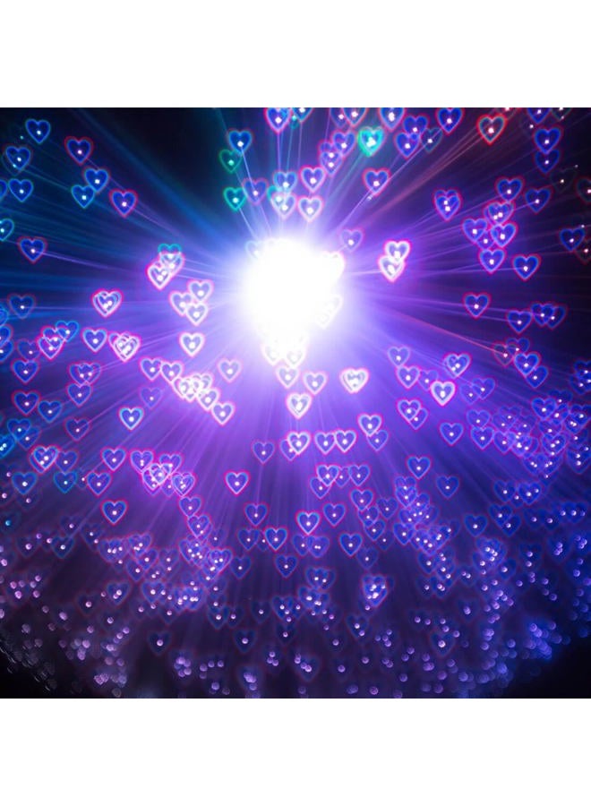 GloFX Heart Effect Diffraction Glasses - See Hearts! - 2019 MODEL Special Effect Rave EDM Festival Light Eyewear - Image 3