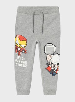 NAME IT Kids Drawstring Graphic Sweatpants  - Image 1