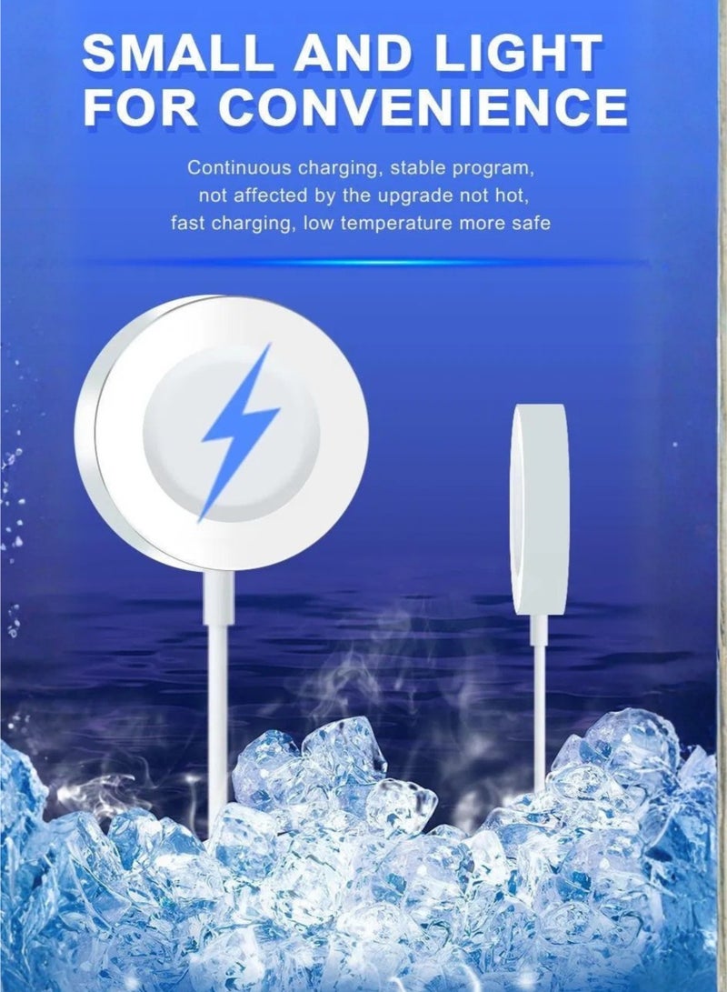 vexa pro Upgraded Apple Watch Charger | USB-C Fast Magnetic iWatch Charger Cable | 1m Fast Charging | Compatible with Apple Watch Ultra 2/Ultra/SE 2/9/8/7/6/5/4/3/2/1/SE – White - Image 2