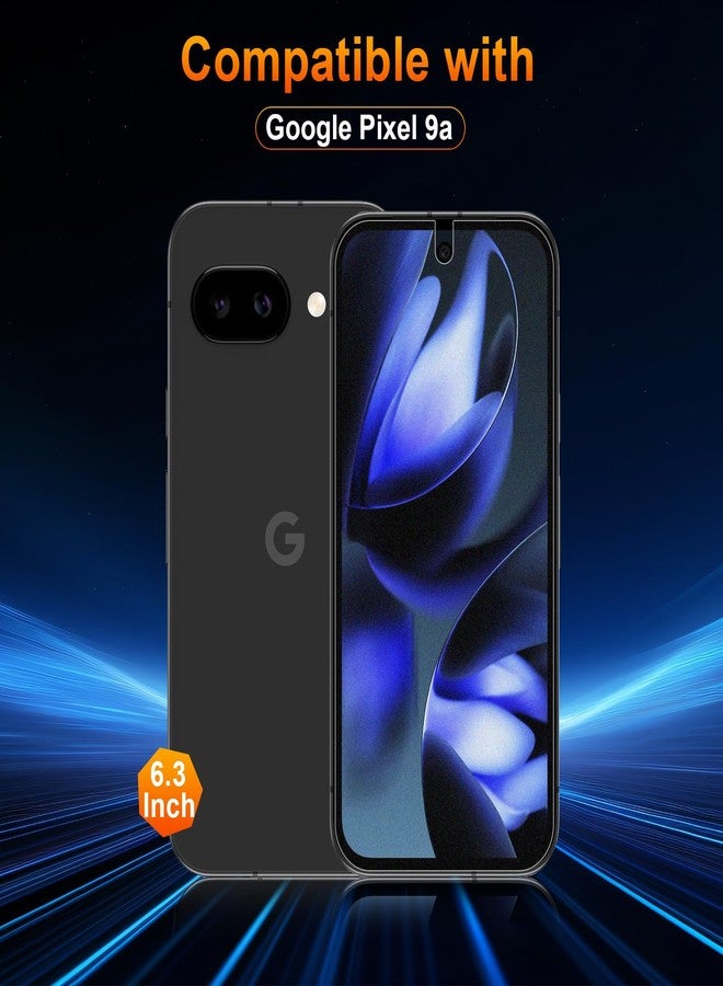 QUESPLE 2 Pack for Google pixel 9a Anti-Glare Matte Privacy Screen Protector 6.3 inch, Smooth and Responsive Touch Flexible EPU Film, [Support Fingerprint Unlock] [Self-Healing] [Not Glass] - Image 2