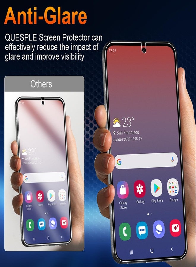 QUESPLE 2 Pack for Google pixel 9a Anti-Glare Matte Privacy Screen Protector 6.3 inch, Smooth and Responsive Touch Flexible EPU Film, [Support Fingerprint Unlock] [Self-Healing] [Not Glass] - Image 4