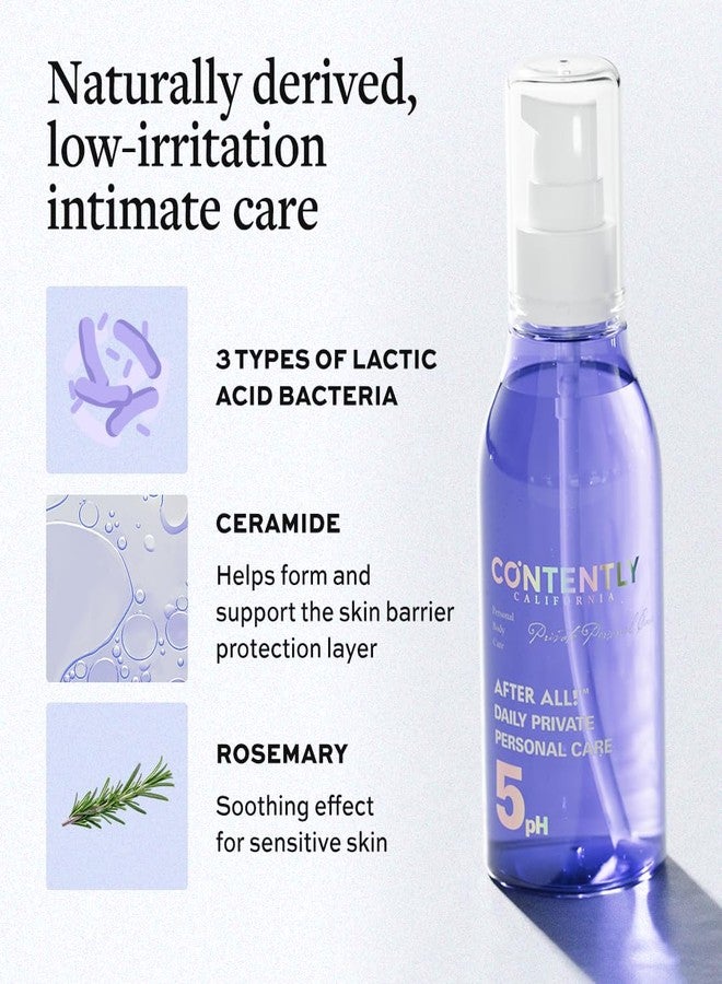 Contently After All! Daily Intimate Feminine Wash｜pH-Balanced & Gentle Care｜Botanical Extracts & Ceramides｜120 ml - Image 3