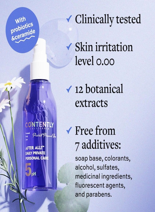 Contently After All! Daily Intimate Feminine Wash｜pH-Balanced & Gentle Care｜Botanical Extracts & Ceramides｜120 ml - Image 2