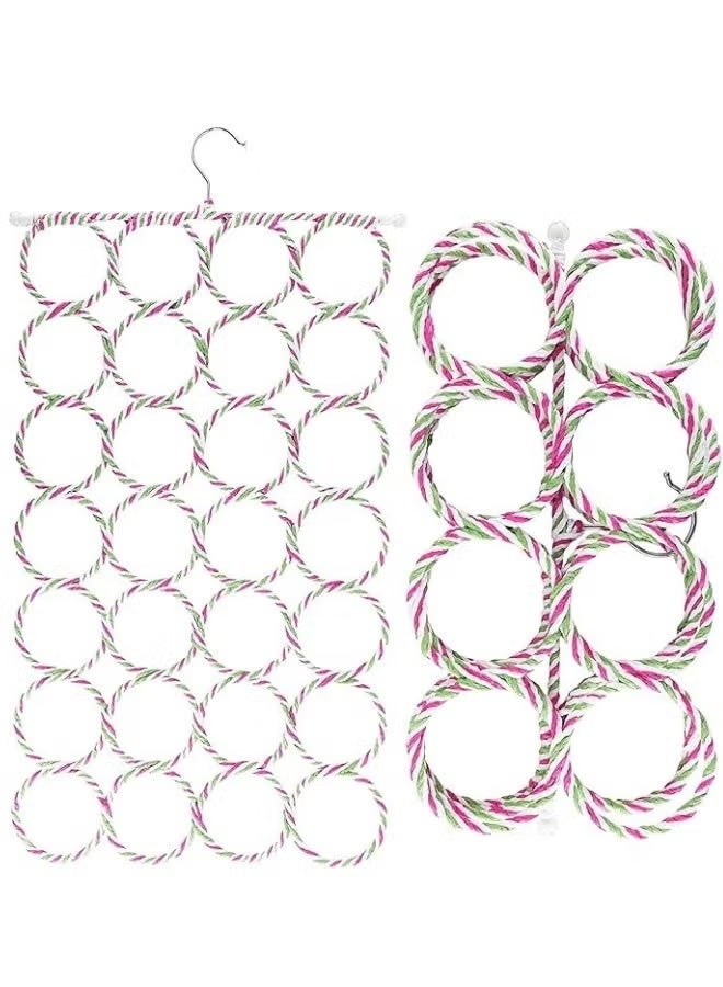 FALMER 2 pieces of structured shawl with 28 holes (Random color) - Image 3