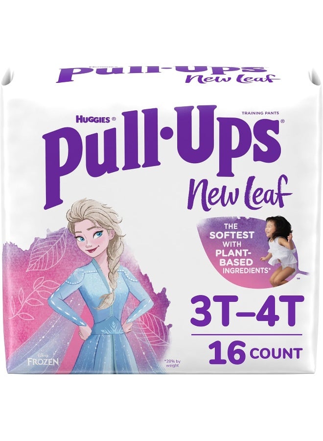 Pull-Ups New Leaf Girls' Disney Frozen Potty Training Pants, 3T-4T (32-40 lbs), 16 Ct - Image 1