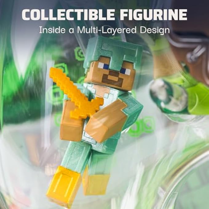 rayihni REALMZÂ„¢ WIRELESS NINTENDO SWITCH PRO CONTROLLER, CUSTOMIZABLE LED, 40 HOUR RECHARGEABLE BATTERY POWER,OFFICIALLY LICENSED BY NINTENDO: MINECRAFT STEVE -FOREST BIOME - Image 2