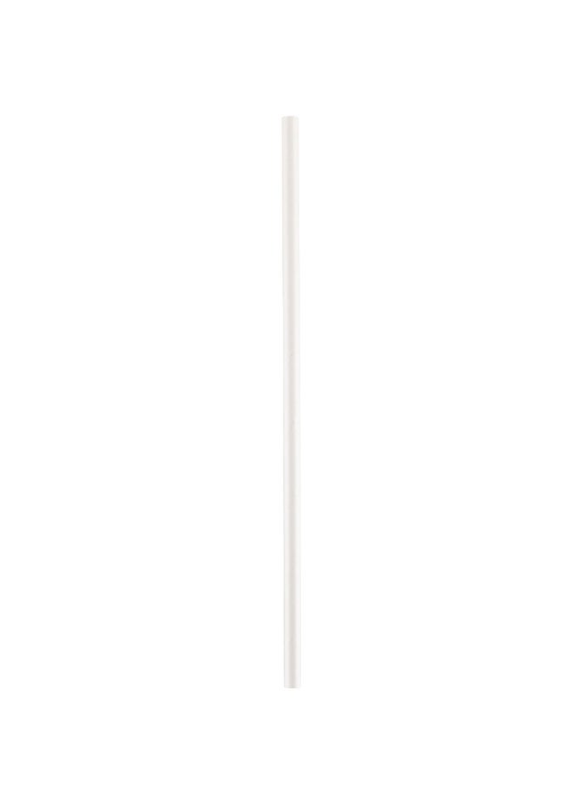 Restaurantware 7.5 Millimeter Wrapped Straws, 1000 Disposable Drinking Straws -  No Wasteful Materials, Alternative To Plastic Straws, White Rice Paper Plasticless Straws, For Cold Drinks,  - Image 1