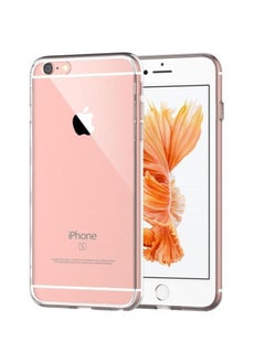 غطاء خلفي شفاف من السيليكون TPU لهاتف Apple iPhone 6 / 6s، مضاد للاصفرار وعالي الحماية من الصدمات متوافق مع Apple iPhone 6 / 6s (4.7 بوصة) (شفاف)