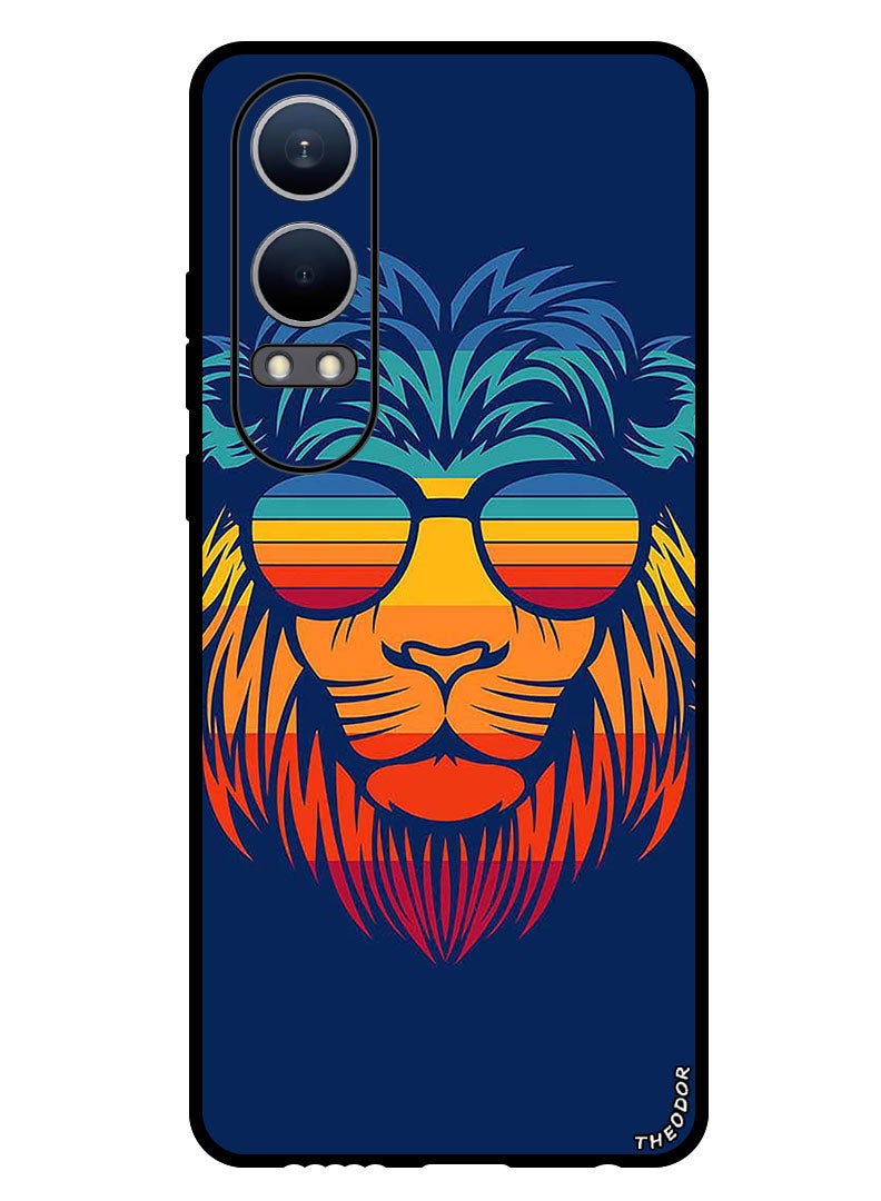 Theodor Protective Case Anti Scratch Shock Proof Bumper Cover For OnePlus Nord CE4 Lite Lion - Image 1