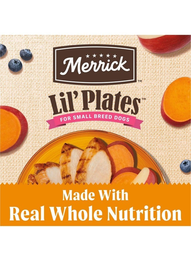 ميريك طعام جاف فاخر خالي من الحبوب من Merrick Lil' Plates للكلاب الصغيرة، مصنوع من الدجاج الحقيقي والبطاطا الحلوة - كيس 4.0 رطل - Image 3