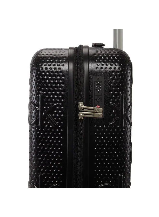 CALVIN KLEIN Black Calvin Klein Insignia 4.0 Hardside Luggage on Wheels for Unisex | Ultra Lightweight ABS with 4 Spinner Wheels | Color Black  | Best Price UAE