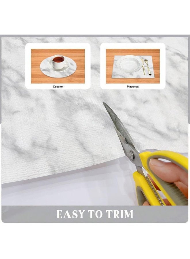 PVC Cabinet Mats Refrigerator Anti Slip Mats Waterproof And Oil Proof Mats Kitchen Drawer Storage Mats Dust Proof Mats Shelf Liners For Kitchen Cabinets Non Adhesive Cabinet Liner Non Slip Contact P - Image 2
