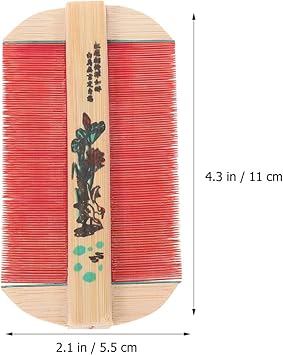 FRCOLOR 2pcs Comb Suyod Detangling Hairbrush Charms Beard Combs for Men Hair Grooming Comb Curls Suction Comb Hair Styling Tools Fade Grate Men Brush Carbon Comb - Image 5