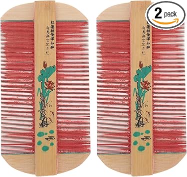 FRCOLOR 2pcs Comb Suyod Detangling Hairbrush Charms Beard Combs for Men Hair Grooming Comb Curls Suction Comb Hair Styling Tools Fade Grate Men Brush Carbon Comb - Image 1