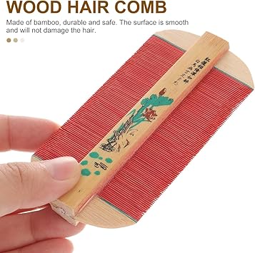 FRCOLOR 2pcs Comb Suyod Detangling Hairbrush Charms Beard Combs for Men Hair Grooming Comb Curls Suction Comb Hair Styling Tools Fade Grate Men Brush Carbon Comb - Image 4