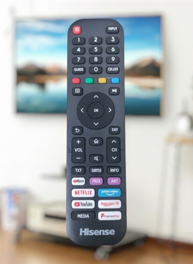 هايسنس EN2J30H استبدال جهاز التحكم عن بعد مناسب لتلفزيون Hisense vidaa الذكي 2020 32A45GV 40H5G 40A4GV 40A40GV - Image 1