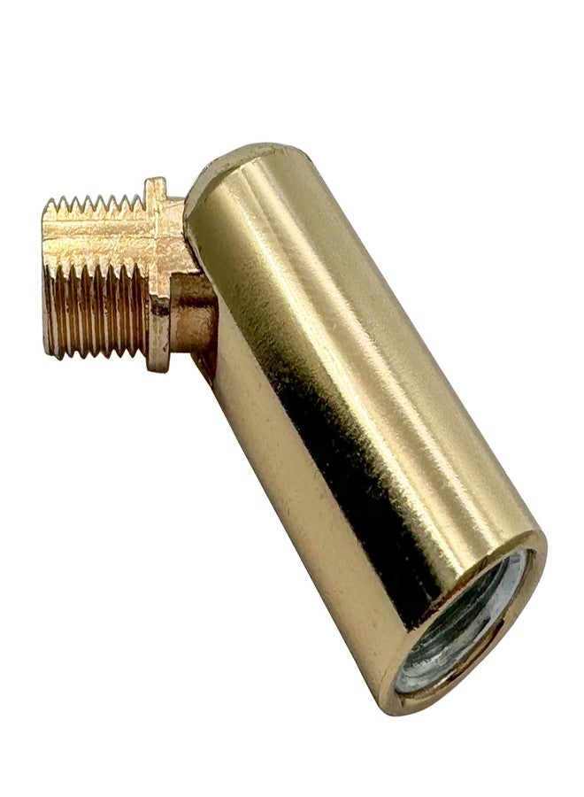ZLYY 4Pcs Ceiling Adapter Ceiling Hanging Swivel for Pendant Light 180 Degree Rotation M10 Thread for Vaulted,Slant Irregular or Angled Ceilings(Gold) - Image 1