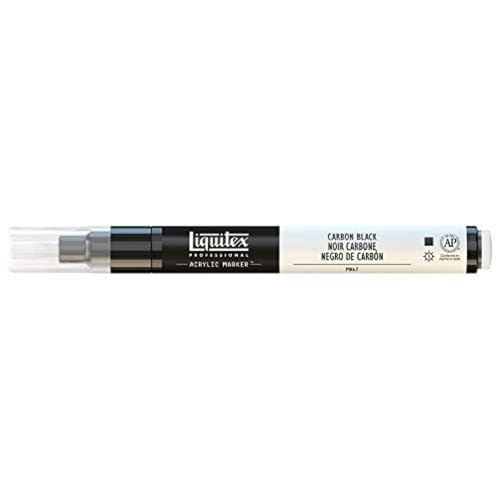 Liquitex Professional Fine Paint Marker, 8mm, Carbon Black - Image 1
