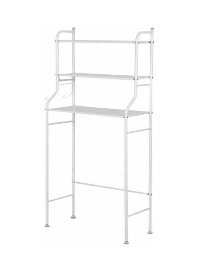 Washing Machine Over Storage Rack 3 Layer Metal Bathroom Shelf Space Saving Organizer for Laundry Room Wash Basin Floor Stand (Washing Machine Rack) - Image 3