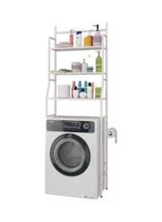 Washing Machine Over Storage Rack 3 Layer Metal Bathroom Shelf Space Saving Organizer for Laundry Room Wash Basin Floor Stand (Washing Machine Rack) - Image 4