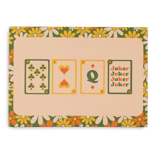 ban.do bando 2 Decks of Playing Cards 52Count Standard Card Deck with Case Cute Playing Cards in Decorative Storage Box Floral - Image 5