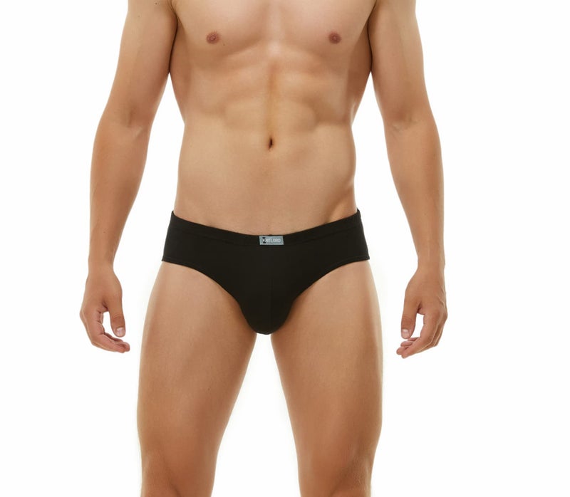 KNITLORD Men's Underwear Bamboo Viscose Breathable Soft Lightweight Mid/Low Rise Briefs 3 Pack (Assorted color, M) - Image 2