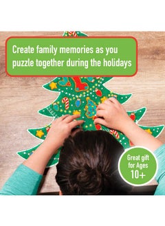 Ceaco Ceaco - Peanuts 12 Days Of Christmas Advent Calendar Puzzles - Eleven 100 Piece Mini Ornament Jigsaw Puzzles And One 300 Piece Christmas Tree Jigsaw Puzzle - 1,400 Total Pieces  - Image 4