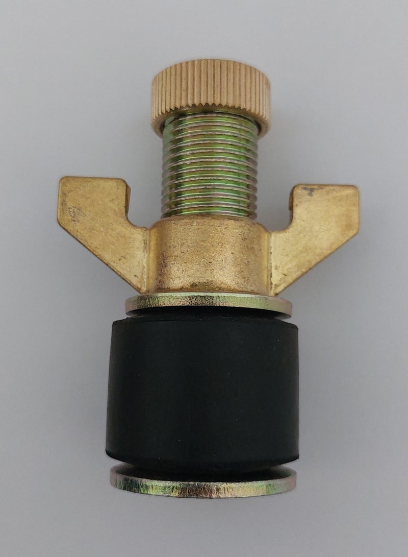 MAXWELL Drain Test Plug 1 ½ Inch (40 Mm) With Brass Cap And Brass Wing Nut - Image 2
