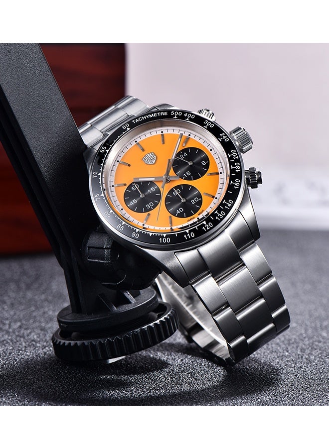 رولستيمي الرجال الكوارتز الساعات الرياضية ، يوميا للماء ، تصحيح مضيئة ، مع حركة الكوارتز المستوردة ، كرونوغراف ، الرياضة الأزياء ووتش رت-7931 - Image 1