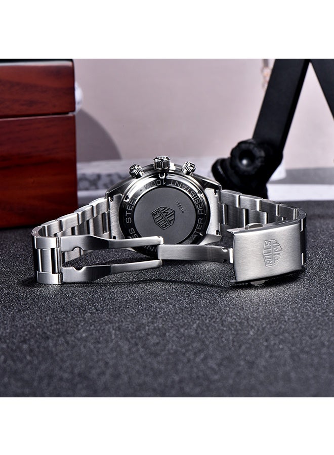 رولستيمي الرجال الكوارتز الساعات الرياضية ، يوميا للماء ، تصحيح مضيئة ، مع حركة الكوارتز المستوردة ، كرونوغراف ، الرياضة الأزياء ووتش رت-7931 - Image 3