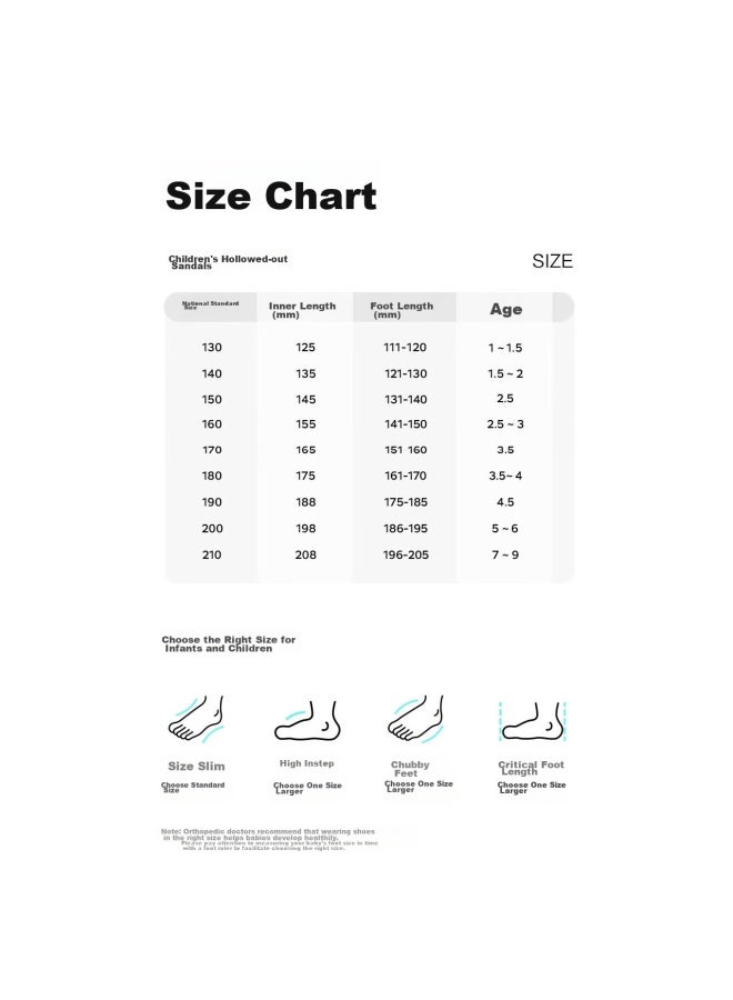 Babycare Children's Perforated Shoes, Spring And Summer Beach, Kids' Home Non-slip Baby Slippers, Lisemi, 210mm - Image 2