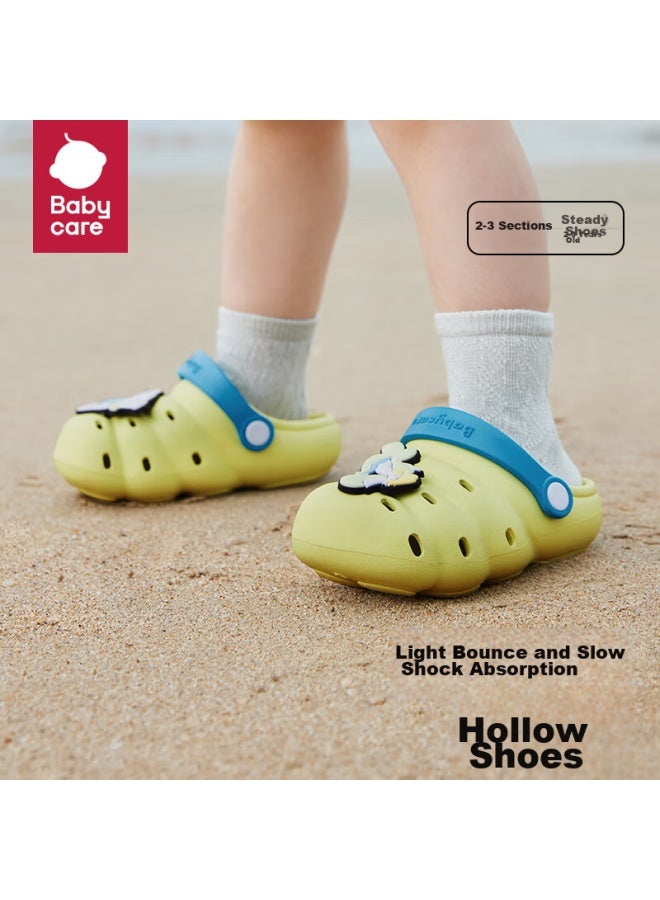 Babycare Children's Perforated Shoes, Spring And Summer Beach, Kids' Home Non-slip Baby Slippers, Lisemi, 210mm - Image 1