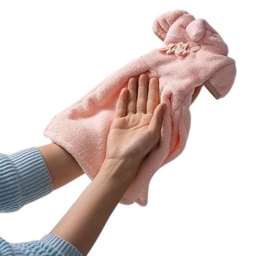 FLYING WING FLYING WING Microfiber Hanging Hand Towel with Ties - Microfiber Cleaning Towel | Double-Sided Super Absorbent Towel for Home/Kitchen/Bathroom/Wood/Furniture/Glass - Image 1