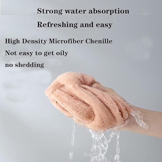 FLYING WING FLYING WING Microfiber Hanging Hand Towel with Ties - Microfiber Cleaning Towel | Double-Sided Super Absorbent Towel for Home/Kitchen/Bathroom/Wood/Furniture/Glass - Image 3