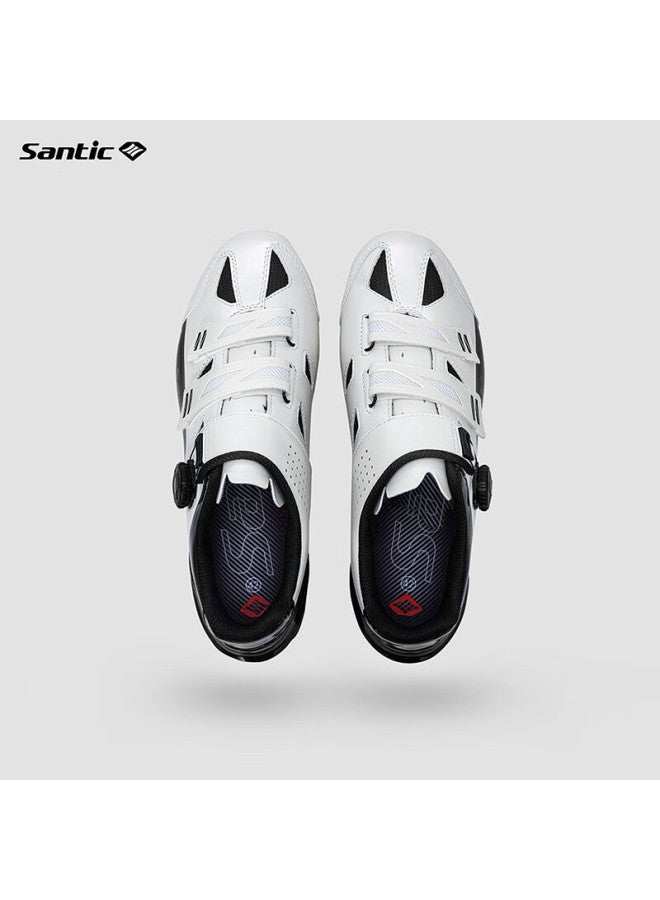 Sendik Sen Di Ke All-terrain Non-locking Cycling Shoes, Bicycle Unlocked Casual Road Shoes For Men White 42 - Image 3