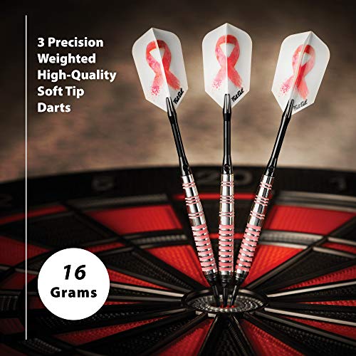 Fat Cat Pink Lady Soft Tip Darts with Storage/Travel Case, 16 Grams - Image 2