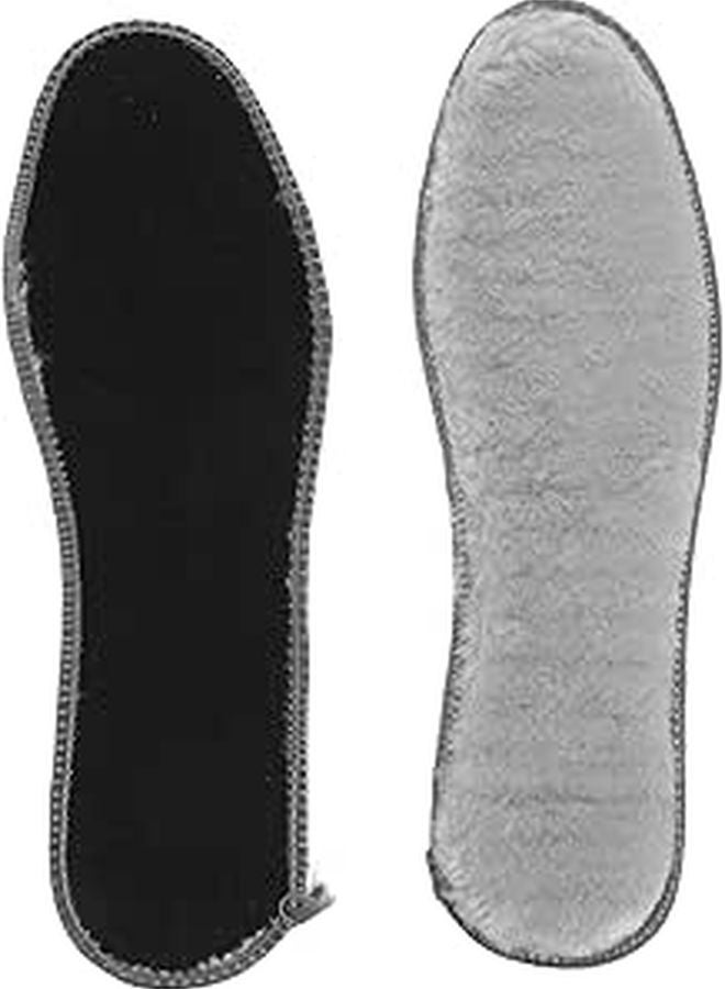 4 Pairs Thermal Plush Insoles Non Crease Winter Boot Shoe Inserts Warm Thick Soles - Image 1