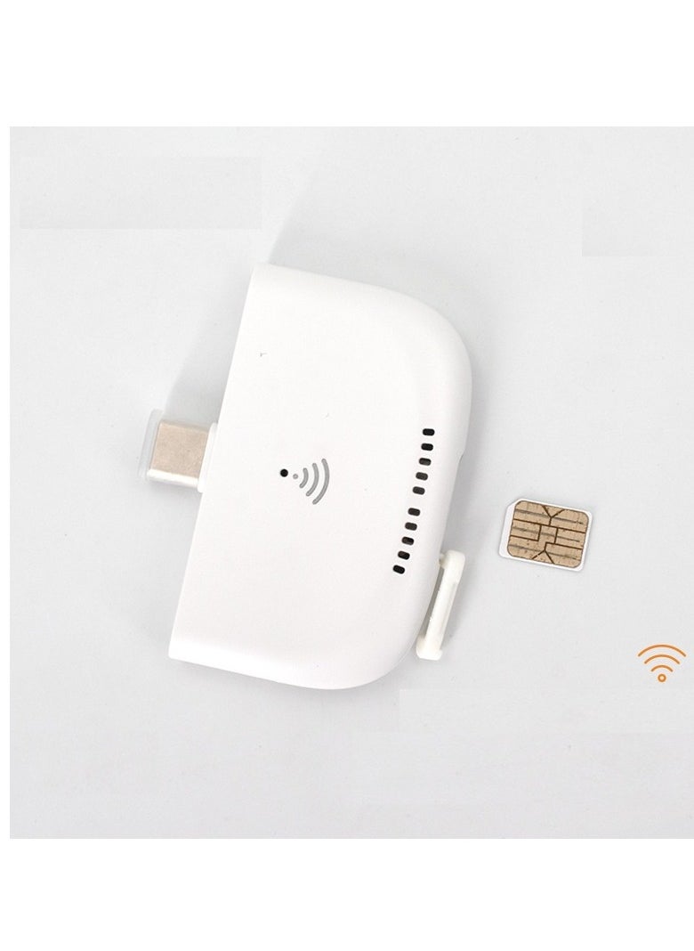 Generic - 4G LTE UF725T Type C Mini WiFi Router with Type C Power Bank 5.0V/1.2A input and 5.0V/2.4A output - Image 1