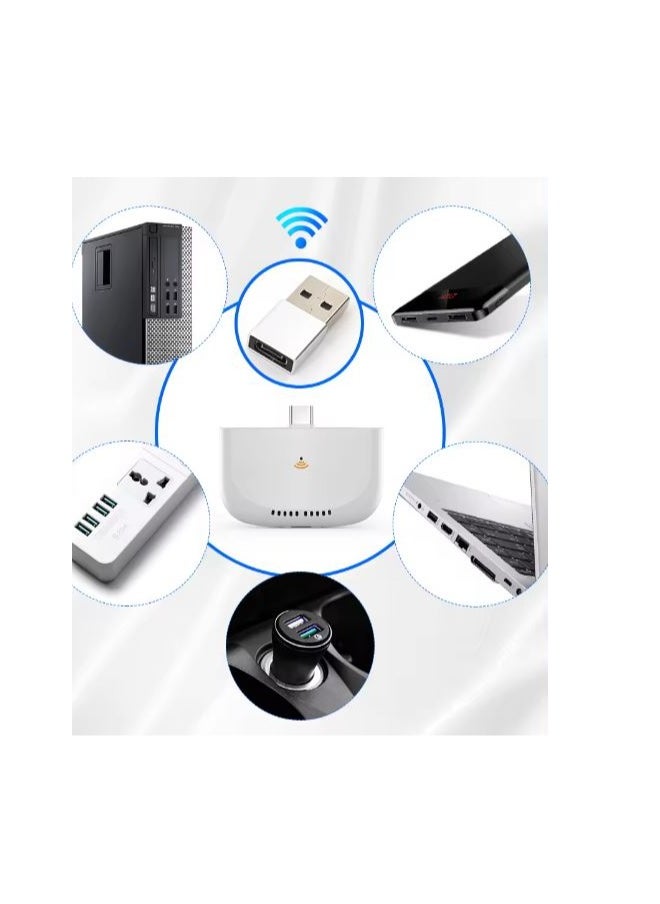 Generic - 4G LTE UF725T Type C Mini WiFi Router with Type C Power Bank 5.0V/1.2A input and 5.0V/2.4A output - Image 1