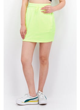 adidas Originals Women Sportswear Fit Drawstring Outdoor Skirt, Neon Yellow  - Image 1