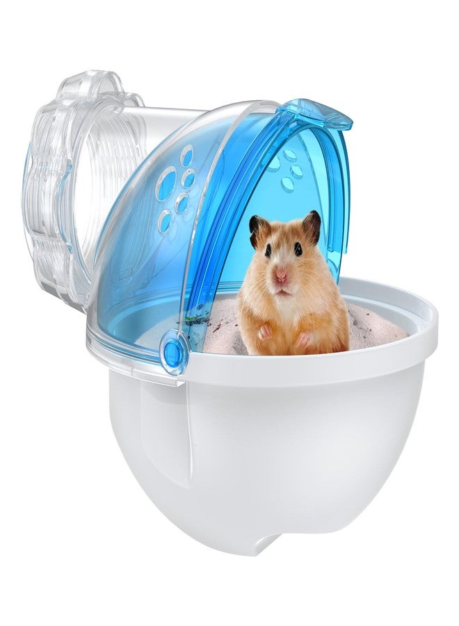 باوفلي وعاء حمام رملي للهامستر من باوفلاي، حمام رملي للهامستر، حمام هامستر، حمام رملي للهامستر، حمام هامستر، ملحقات قفص الهامستر للجربوع، الشنشيلة، الهامستر السوري والحيوانات الصغيرة - Image 1